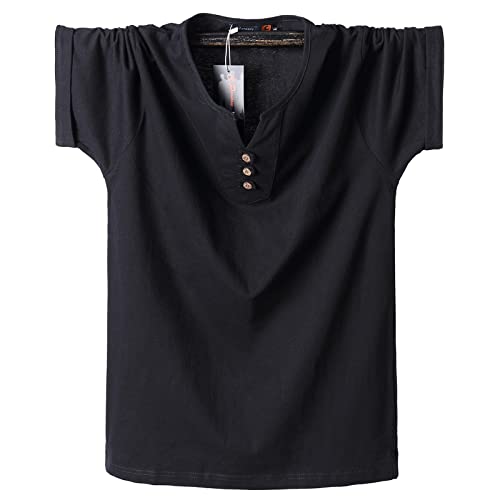 WINDEHAO M-8XL T-shirt d'été à col rond en coton pour homme Cover