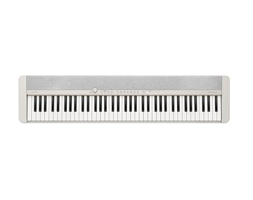Casio Casiotone CT-S1-76WE Piano-Tastiera Con 76 Tasti Sensibili Al Tocco, 61 Suoni, Bianca - 2