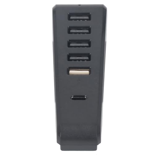 UPALDHOU Hub USB de 5 Puertos para, Adaptador Divisor de Cargador de Concentrador de Expansión de Alta Velocidad con 5 Puertos USB y 1 Tipo C