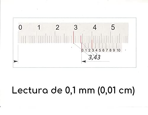 Cescorf - Antropometro corto Innovare, gamma 164 mm, misura diametro ginocchia, femur, fumo, gomiti, bistiolideo, bialeolar, larghezza della mano e del piede