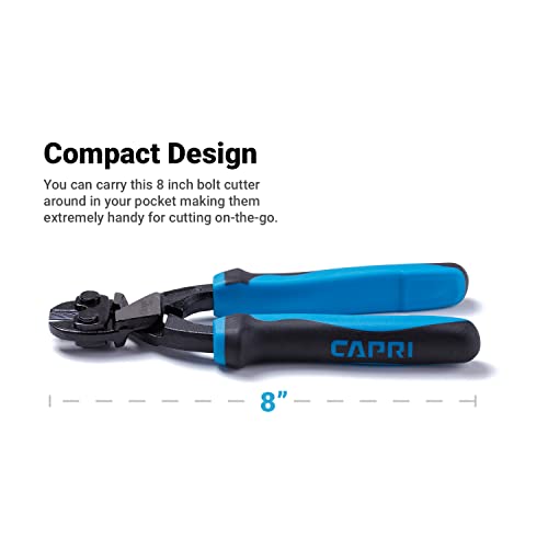 Image of Capri Tools CP40209 40209 Klinge Mini Bolt Cutter, 8 inch, Blue /Black (Pack of 2)
