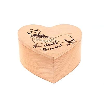Memorial Wooden Urns for Loved Ones | Wooden Cremation Urn for HumanPet Ashes | Wooden Cremation Urn Box for Human Ashes. Love Should Never Hurt