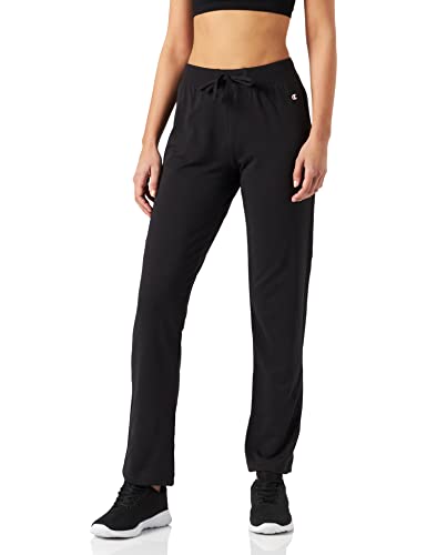 Champion Damen American Classics-Drawstring Trainingshose, Schwarz, L