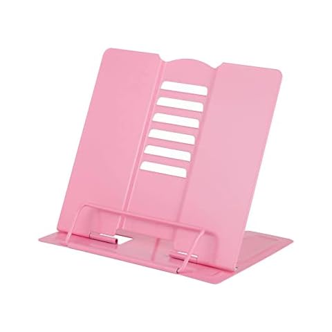 Leseständer Metall, Leseständer aus Metall 6 Stufen Verstellbar Kochbuchhalter Bücherständer Tablette Buchständer Cover