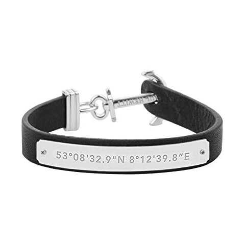 PAUL HEWITT Men's Anchor Bracelet in Black Cover