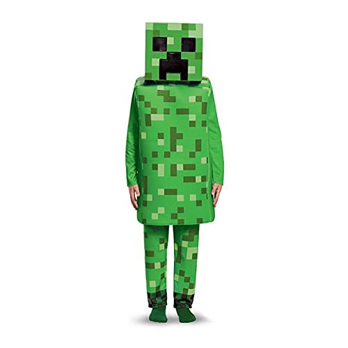 JOEDOT Minecraft Boys Deluxe Creeper Halloween Costume