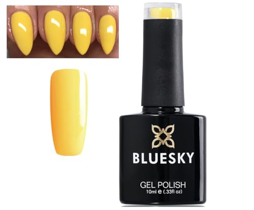 Bluesky Nail Gel Polish YELLOW Pastel Bicylce Yellow Summer Color A115 UV LED Soak Off 10ml (Requires Drying under UV/LED Lamp)