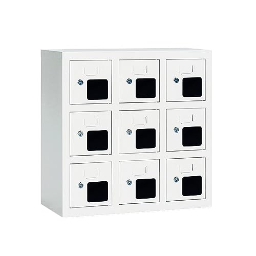 Caja de almacenamiento de escritorio multi-puerta para la custodia de teléfonos móviles 2