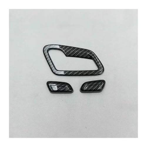 Z^[R\[Xgbv For Teramont for Atlas 2017 2018 ABS for Chrome/Carbon Fibre Copilot Car for Seat Adjustment Switch Cover Trim St