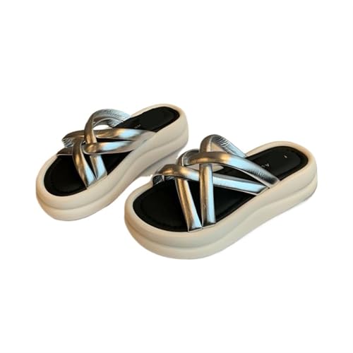 Womens Sandals Women's summer outdoor fashionable thick-soled beach slippers3