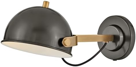 Hinkley Spence Medium Adjustable Single Light Sconce, Black Oxide