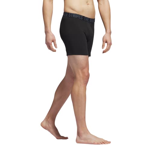adidas Men's Stretch Cotton Boxer Brief Underwear (4-Pack)4