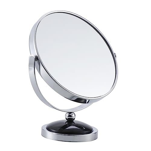 Miroir de maquillage stable à pied antidérapant contre les reflets flous