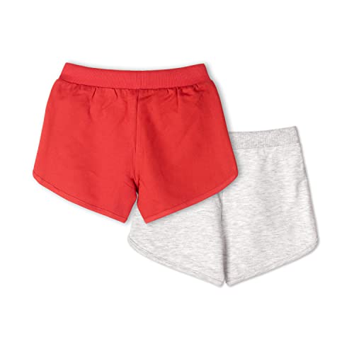 Image of Real Basics Premium Cotton Printed Shorts for Girls (Pack of 2)