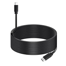 16 ft USB C Dash Cam Cable for Rove R2-4K Dual Dash Cam, Power Cord for REDTIGER Car Dashboard Camera