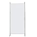 Produktbild Angel Living Paravent 80X180CM Raumteiler Zaunfeld Raumteiler Trennwand Balkon Sichtschutz aus Stahl und Polyester,Elfenbein