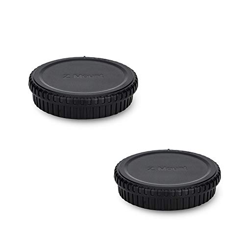 Tapas traseras y de cuerpo para lentes JJC, paquete de 2 unidades, compatibles con cámaras Nikon Z mount (Z30, Z50, Z5, Z6, Z7, Z9, Z fc, Zf), protección contra polvo y salpicaduras, plástico ABS miniatura 5