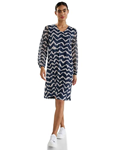 Street One Damen Tunikakleid A143562, Deep Blue, 40