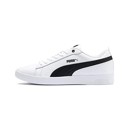 PUMA Damen Puma Smash Wns V2 L Sneaker, Weiß Puma White Puma Black, 39 EU