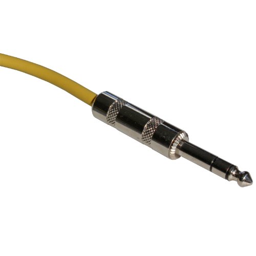 Cable de Audio Profesional Balanceado 6.3mm 6ft Amarillo miniatura 3