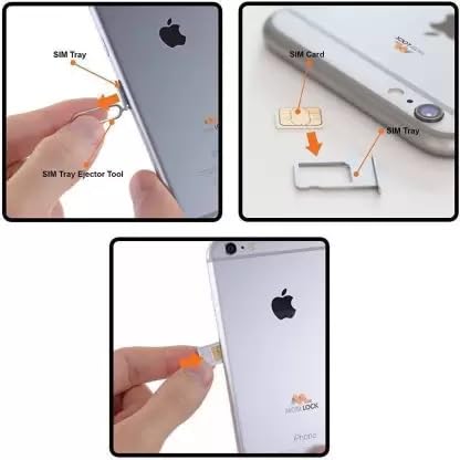 Unical Sim Card Tray Remover Eject Pin Key Tools for Smart Phones (Pack of 5) Unical Sim Card Tray Remover Eject Pin Key Tools for Smart Phones (Pack of 5)