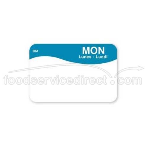 DissolveMark 1 in x 1 1/2 in Monday Label by DayMark – Model 1100811