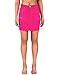 roswear Women's High Waisted Summer Jean Mini Skirts Ripped Curvy Stretchy Denim Skirts Pink Medium