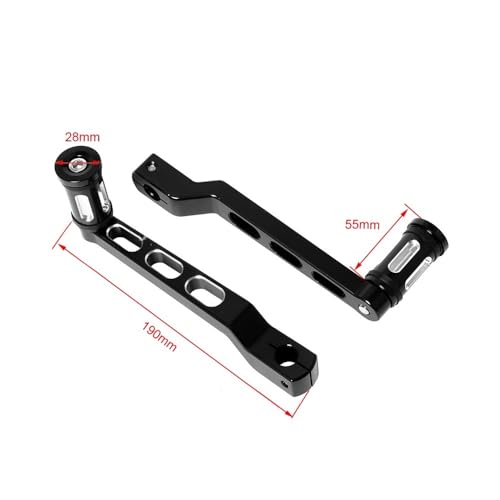 Levier vitesse talon pointe moto pour Electra Street Tri Glide et Softail FL - 5
