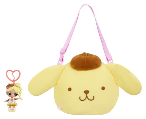 LOL Surprise Loves Hello Kitty and Friends Big Reversible Plush – Large Pompompurin Plush with Matching LOL Tot, Sanrio Characters, On-the-Go Play, and 7 Total Surprises – Collect All 6!