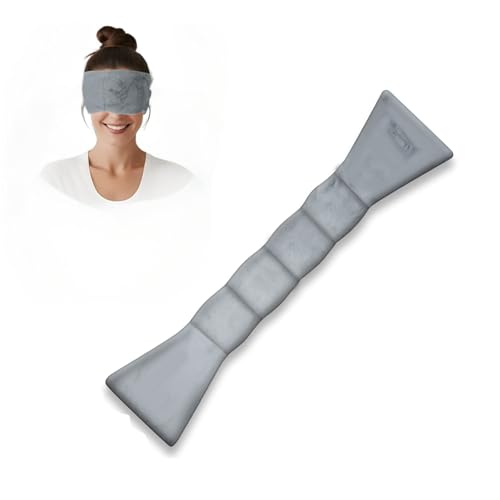 Heated Eye Mask – Microwaveable/Freezable Clay Beads Light Blocking