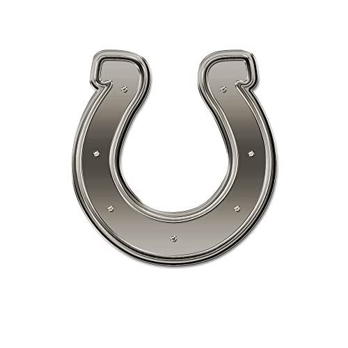 Image of Rico Industries NFL Football Standard Oval Antique Nickel Auto Emblem for Car /Truck /SUV
