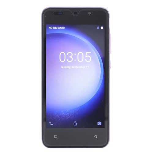 Plyisty Smartphone da 5,0 Pollici Schermo HD da 4 GB RAM 32 GB ROM 8MP e 8 MP per il Riconoscimento Cellulare Ultra Slim per 12, Supporto Multifunzionale di Archiviazione di Grandi Dimensioni per