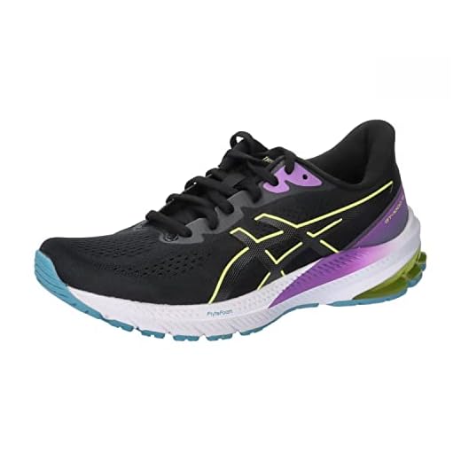 Tênis Asics GT-1000 12 Feminino Preto e Roxo 39