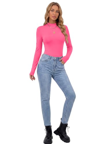 Image of OPOIPIN Women's Long Sleeve Basic Bodysuit