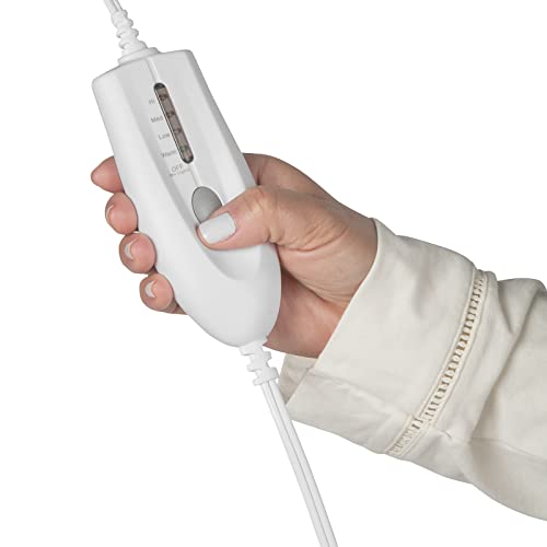 Thera|Care Heating Pad with Moist & Dry Heat | Four-Heat Settings | Soothing Warm Relief