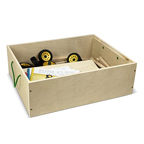 JOIN CLIPS®: 3-in-1-Erweiterungssets – Holz Puppenhaus – Kugelbahn – Räder und Wender – für Basisset – schulset… – Bild 4