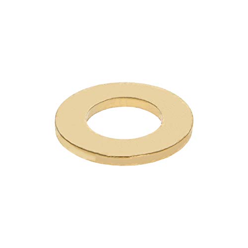 MroMax 20PCS Copper Flat M18 Round Ring 34mm OD 18mm ID 3mm Thick Washer Oil Brake Line Seal, M18*34*3mm 20Pcs