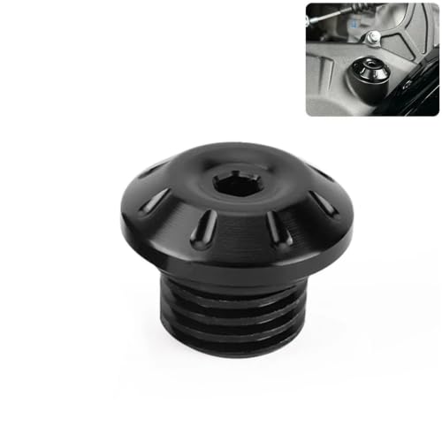 Tapón de llenado de aceite motor negro para Honda CB500X y CB500F 3