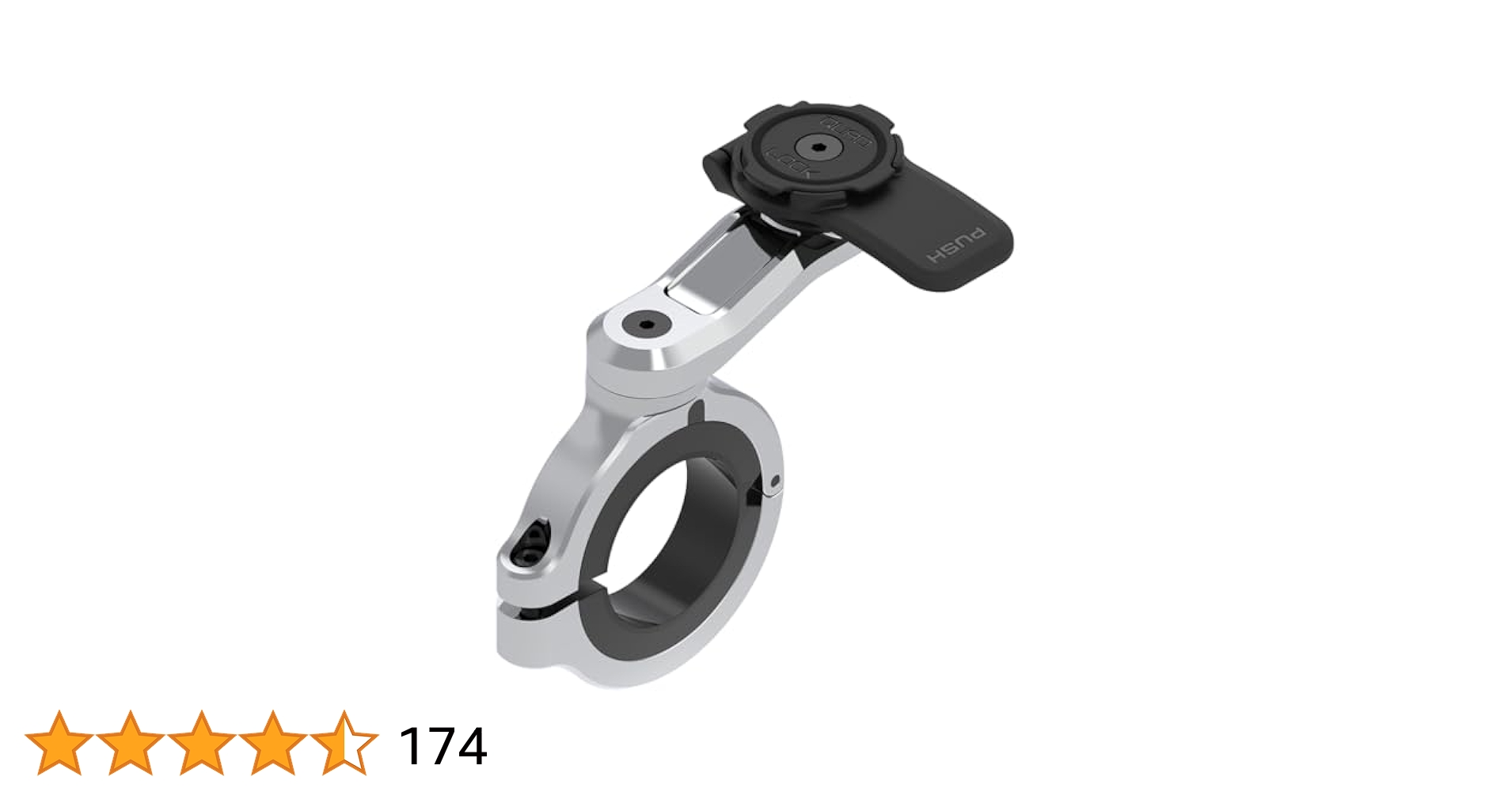 クアッドロック プロ　クロームPRO CHROME ハンドルバーマウント新品 フォークステムマウント PRO バイク用スマホホルダー｜クアッド