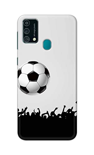 Image of Printed Hard Back Cover Case for Samsung Galaxy F41 | Samsung Galaxy M21s Back Cover (Football Icon) -1302
