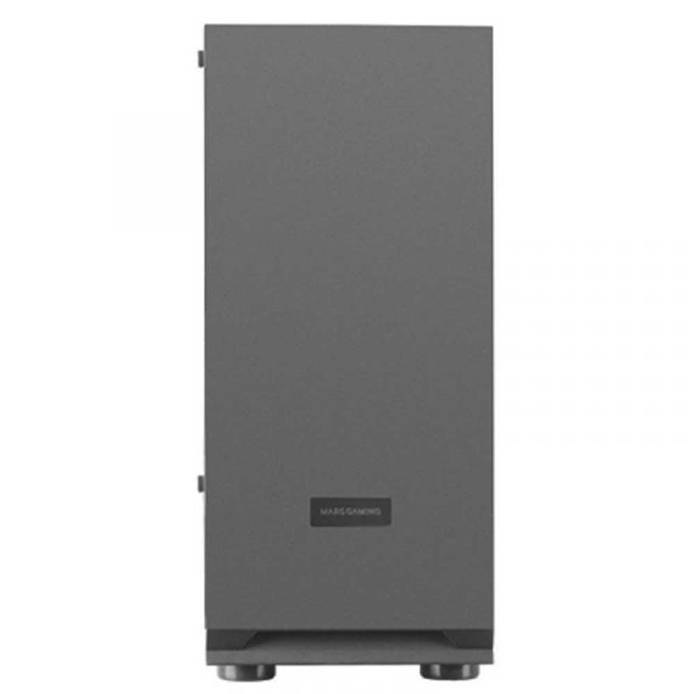 Mars Gaming MCN2, Case PC Gaming ATX, Finestra Laterale Completa, Griglia Anteriore, Design Doppia Camera, Ventola Posteriore 12cm, Nero - 4