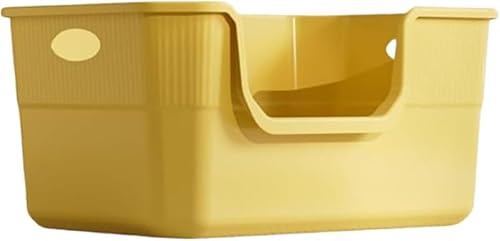 AZIEBAY猫用トイレボックス。お手入れが簡単で衛生的。一体型で防水仕様。シンプルなデザインで組み立て不要。複数の猫ちゃんにも適しており、開口部が大きく実用的。多機能でお手入れも簡単。耐久性があり、持ち運びにも便利です。安心してお買い求めください。