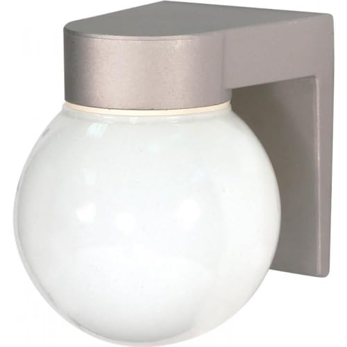 Nuvo Lighting SF77/139 Transitional One Light Outdoor Wall Mount in Pwt, Nckl, B/S, Slvr. finish