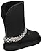 UGG Women's Classic Short Crescent Fashion Boot, Black, 8