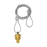 High Soar Air Tank Drain Valve Plug Fitting 1/4' NPT with 60' Portable Cable Valve for Semi Trucks,Air Compressor Drain Valve Cablefor Haldex Manual Brake Reservoir Drain Bleeder Valve 12105 N3613AD