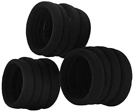 Delightfull Wears Elastic Multi Colors Hair Rubber Bands For Girls Soft Seamless Ponytail Holders Polytail Ties Strechable Bands For Women and Girls (Pack of 30 Pcs) (Black, 30) (B0CGVMP9F4) Amazon Price History, Amazon Price Tracker