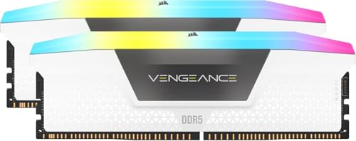 CORSAIR VENGEANCE RGB DDR5 Light Enhancement Kit (No Physical Memory) – White