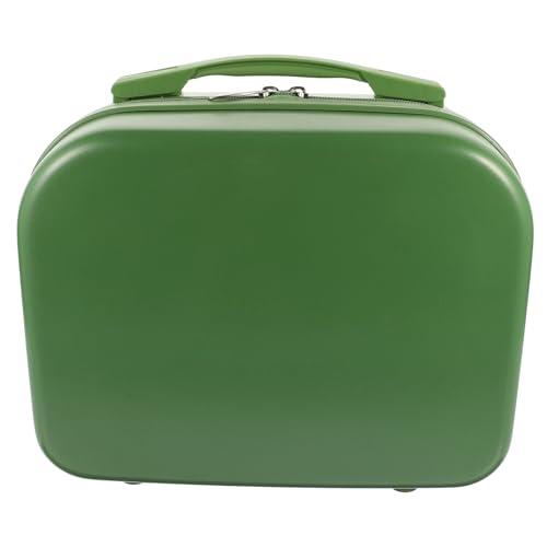 SAFIGLE Maletín Maquillaje Rígido Resistente Pc Color Verde para Viaje y Hogar Organizador Cosméticos Portátil Compacto