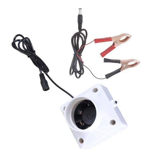 Ventola di scarico ad alta velocità da 12 V, diametro del tubo 50 mm, per sfiato officina, 350 m³/ora, flussi d'aria, aspirazione aria, scarico casa o garage