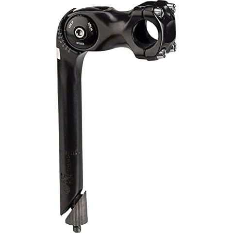 Kalloy 820 Stem - 80mm, 25.4 Clamp, Adjustable, 22.2-24tpi Quill, Alloy, Black Cover